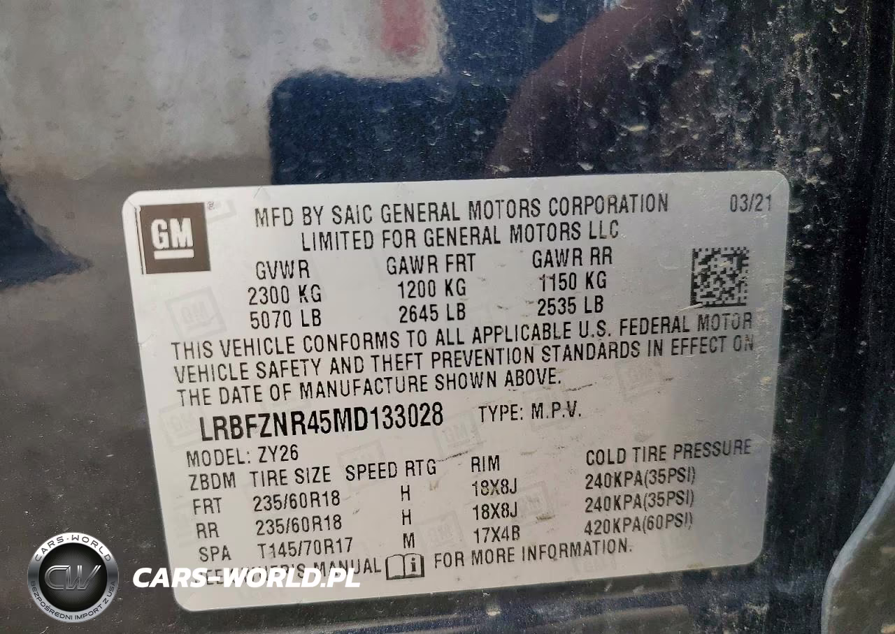 2021 Buick Envision Essence VIN:LRBFZNR45MD133028 - 13