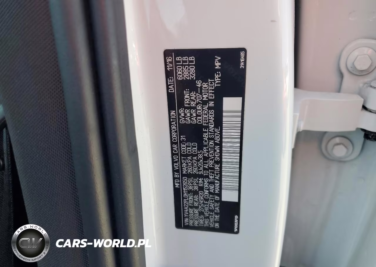 2017 Volvo Xc90 T6 VIN:YV4A22PL0H1152650 - 14