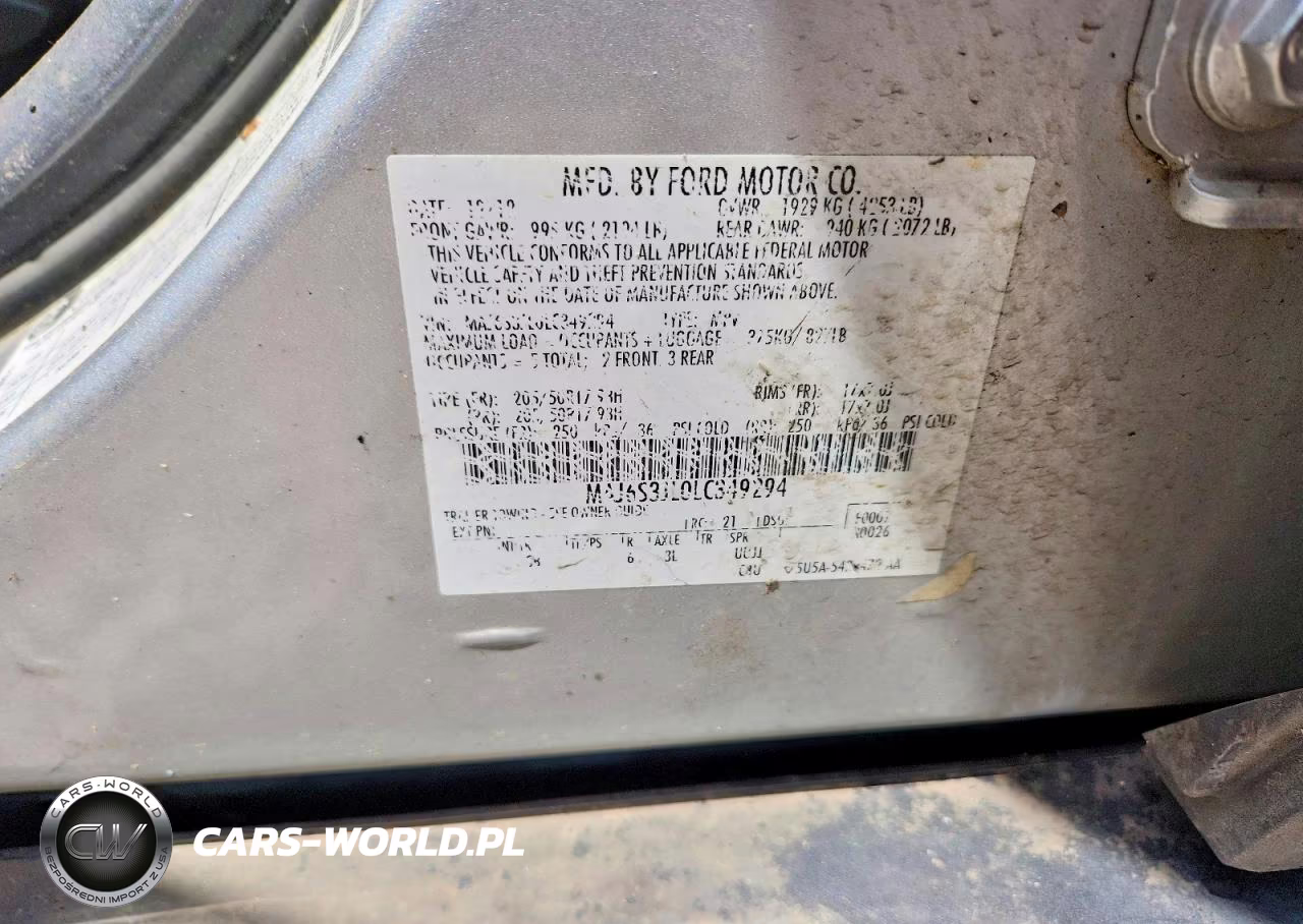 2020 Ford Ecosport Ses VIN:MAJ6S3JL0LC349294 - 12