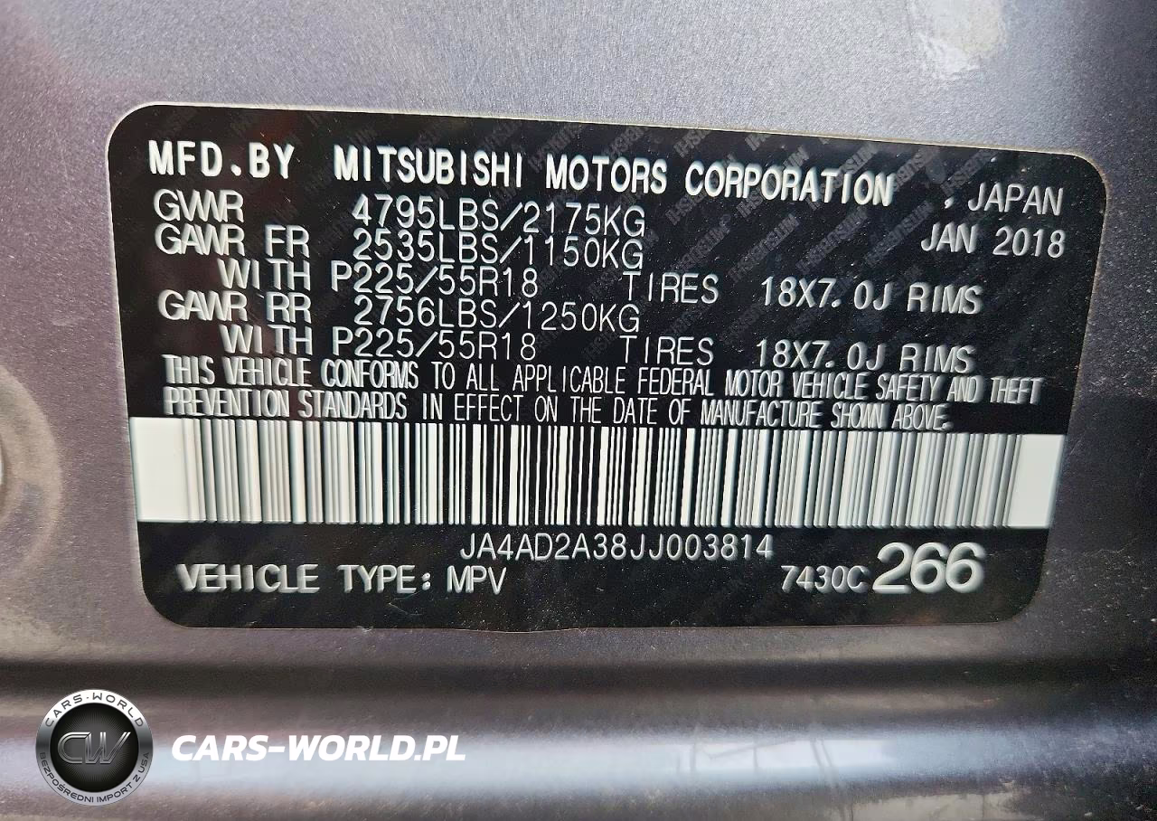 2018 Mitsubishi Outlander Es VIN:JA4AD2A38JJ003814 - 13