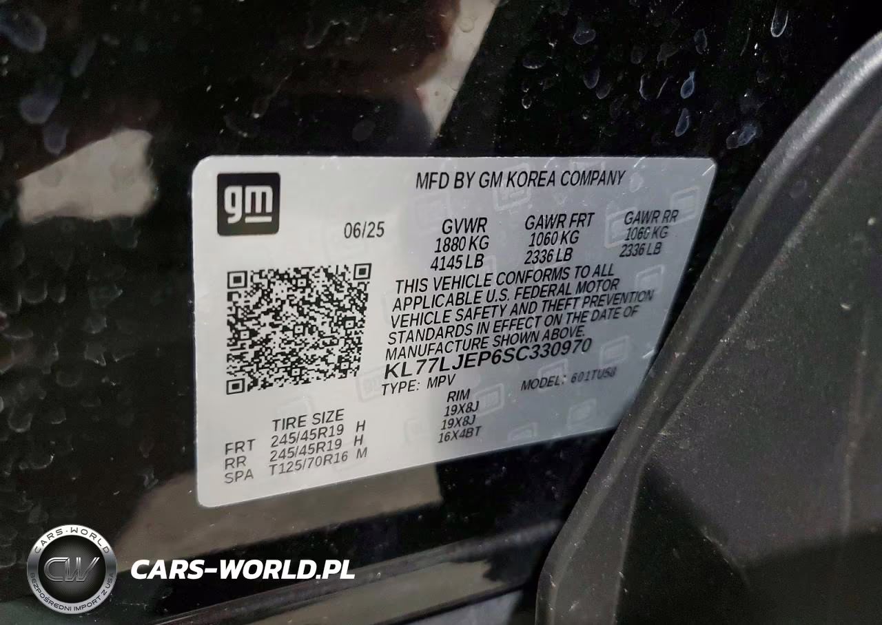 2025 Chevrolet Trax 2Rs VIN:KL77LJEP6SC330970 - 13