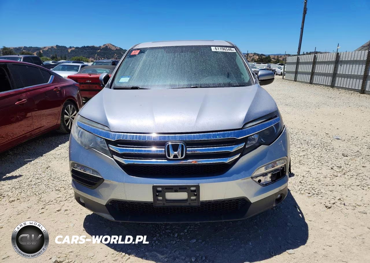 2017 Honda Pilot Exl VIN:5FNYF5H5XHB037049 - 5