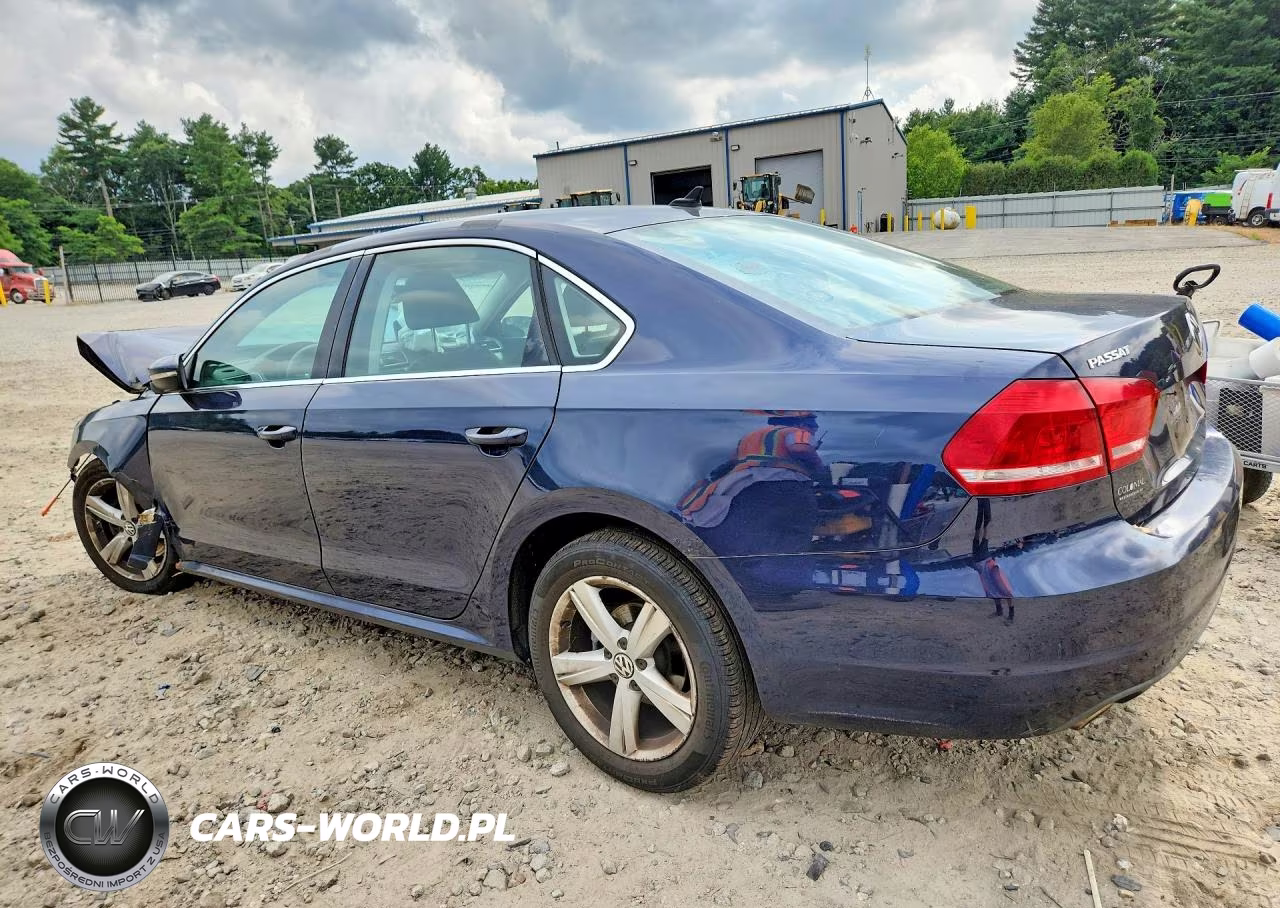 2012 Volkswagen Passat Se VIN:1VWBP7A35CC087805 - 2