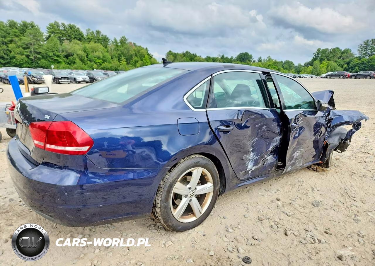 2012 Volkswagen Passat Se VIN:1VWBP7A35CC087805 - 3