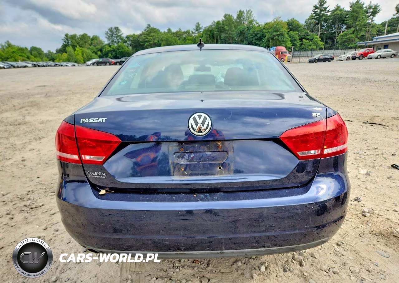 2012 Volkswagen Passat Se VIN:1VWBP7A35CC087805 - 6