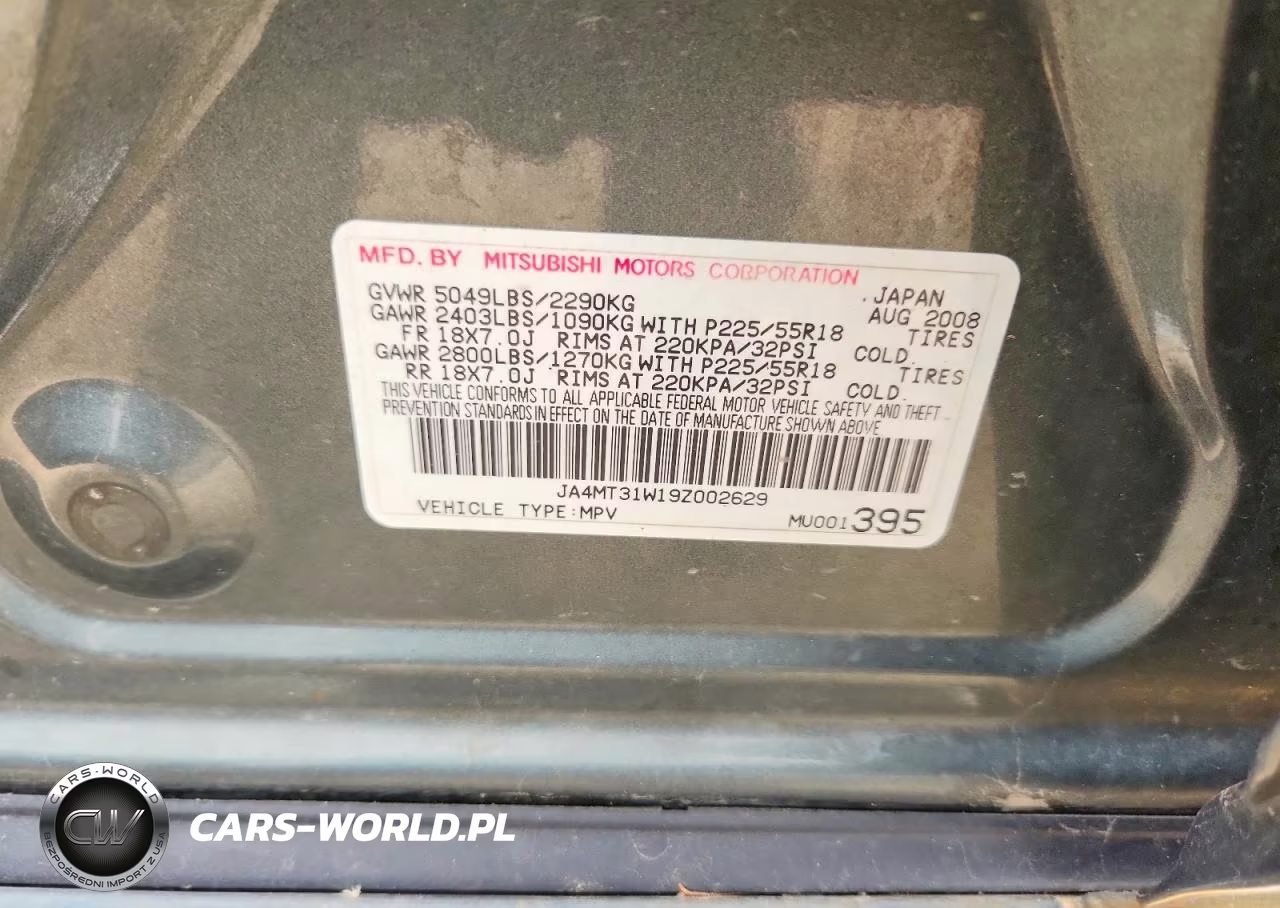 2009 Mitsubishi Outlander Se VIN:JA4MT31W19Z002629 - 13