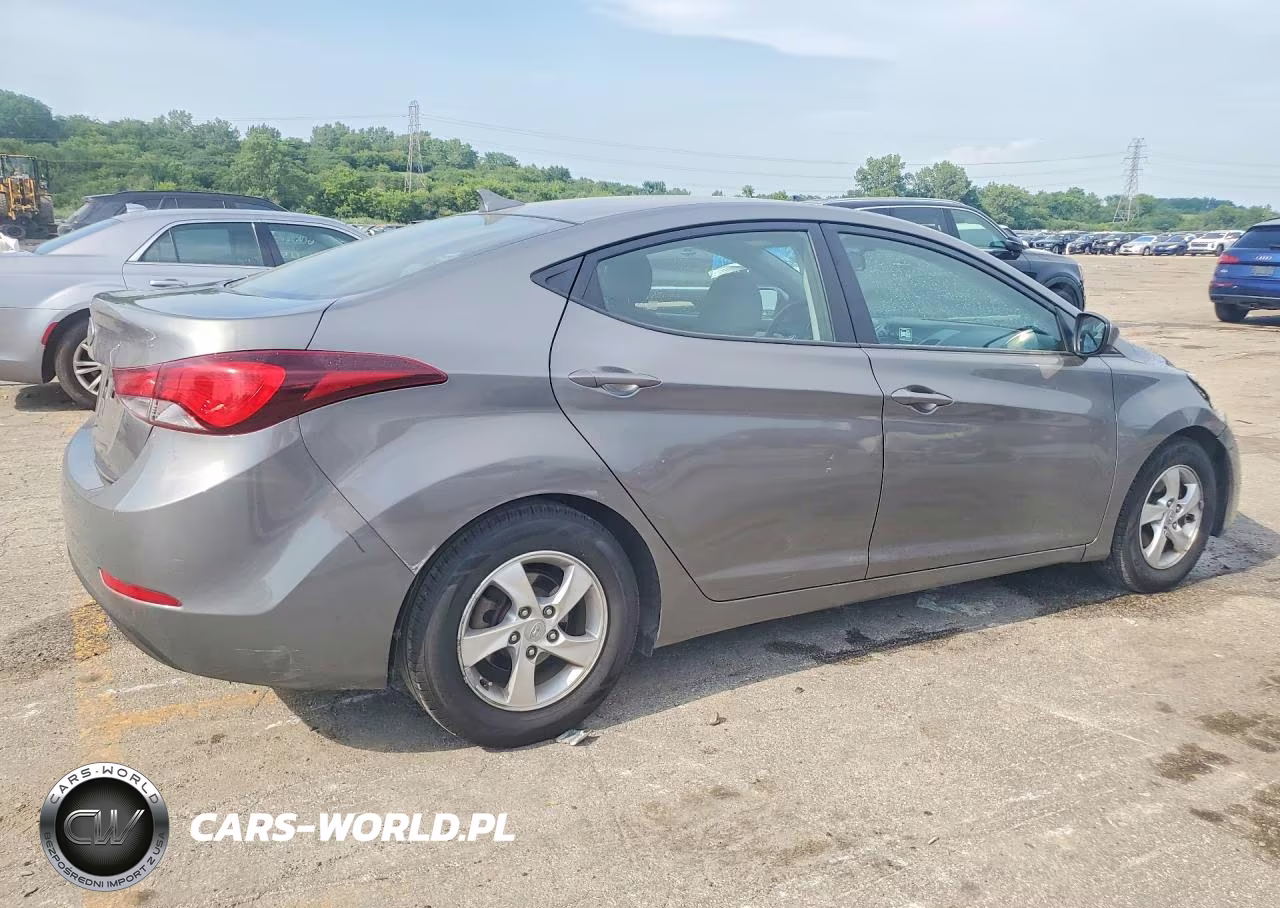 2014 Hyundai Elantra Se VIN:5NPDH4AEXEH511284 - 3