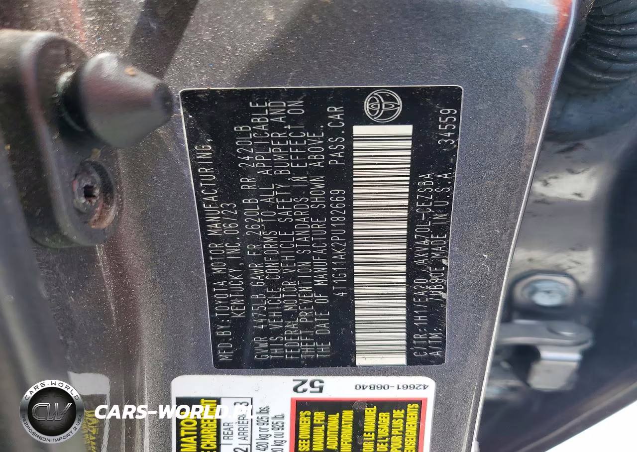 2023 Toyota Camry Se VIN:4T1G11AK2PU182669 - 13