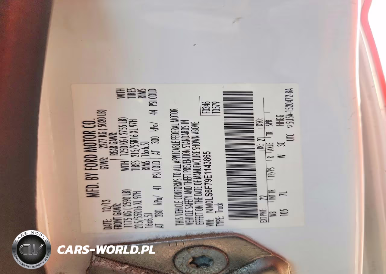 2014 Ford Transit Connect Xlt VIN:NM0LS6F79E1143865 - 14