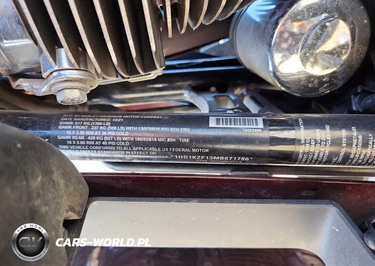 2021 Harley-Davidson Fltrk VIN:1HD1KZF13MB671786 - 10