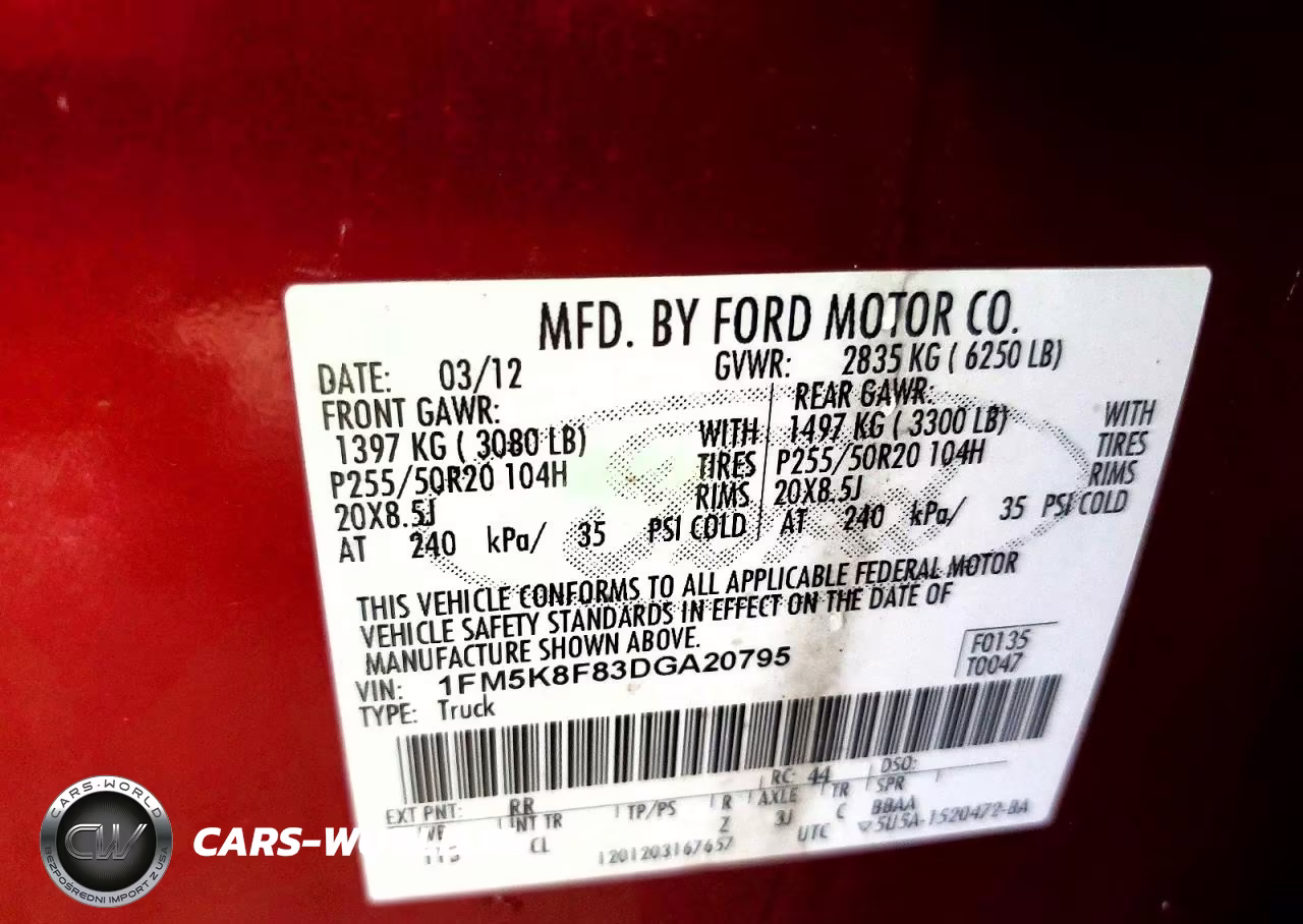 2013 Ford Explorer Limited VIN:1FM5K8F83DGA20795 - 13