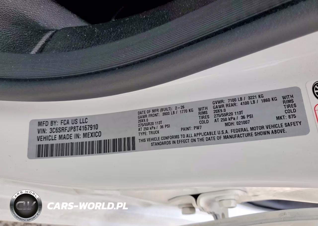 2026 Ram 1500 Laramie VIN:3C6SRFJP8T4167910 - 12