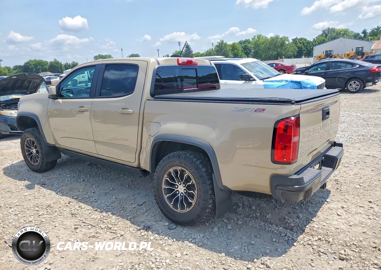 2021 Chevrolet Colorado Zr2 VIN:1GCGTEEN6M1291353 - 2