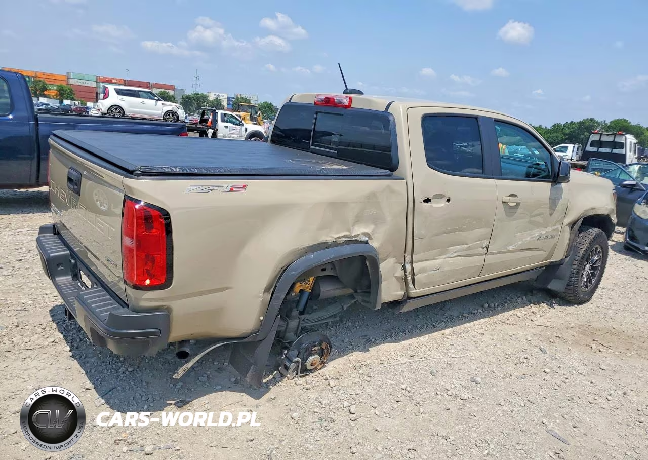 2021 Chevrolet Colorado Zr2 VIN:1GCGTEEN6M1291353 - 3