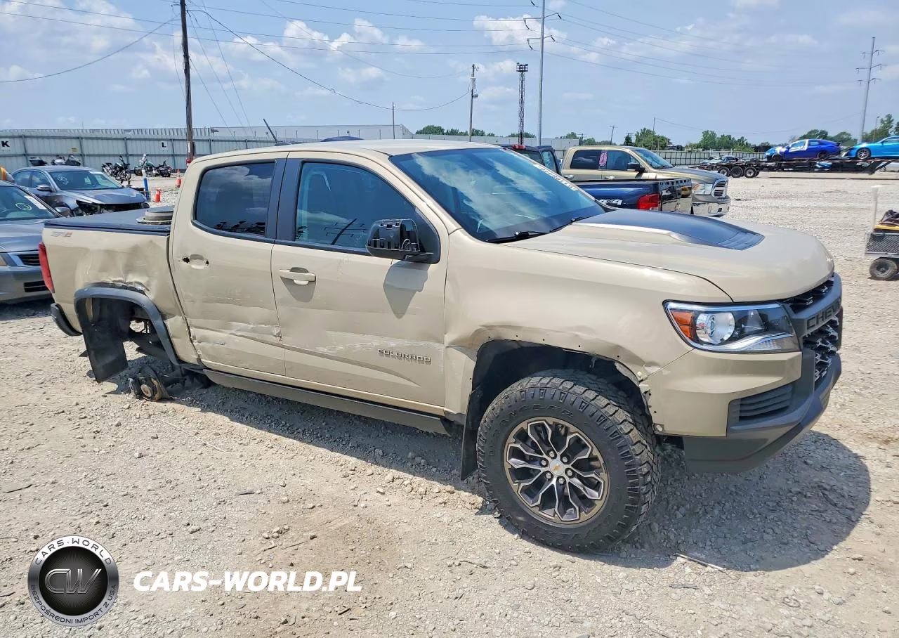 2021 Chevrolet Colorado Zr2 VIN:1GCGTEEN6M1291353 - 4