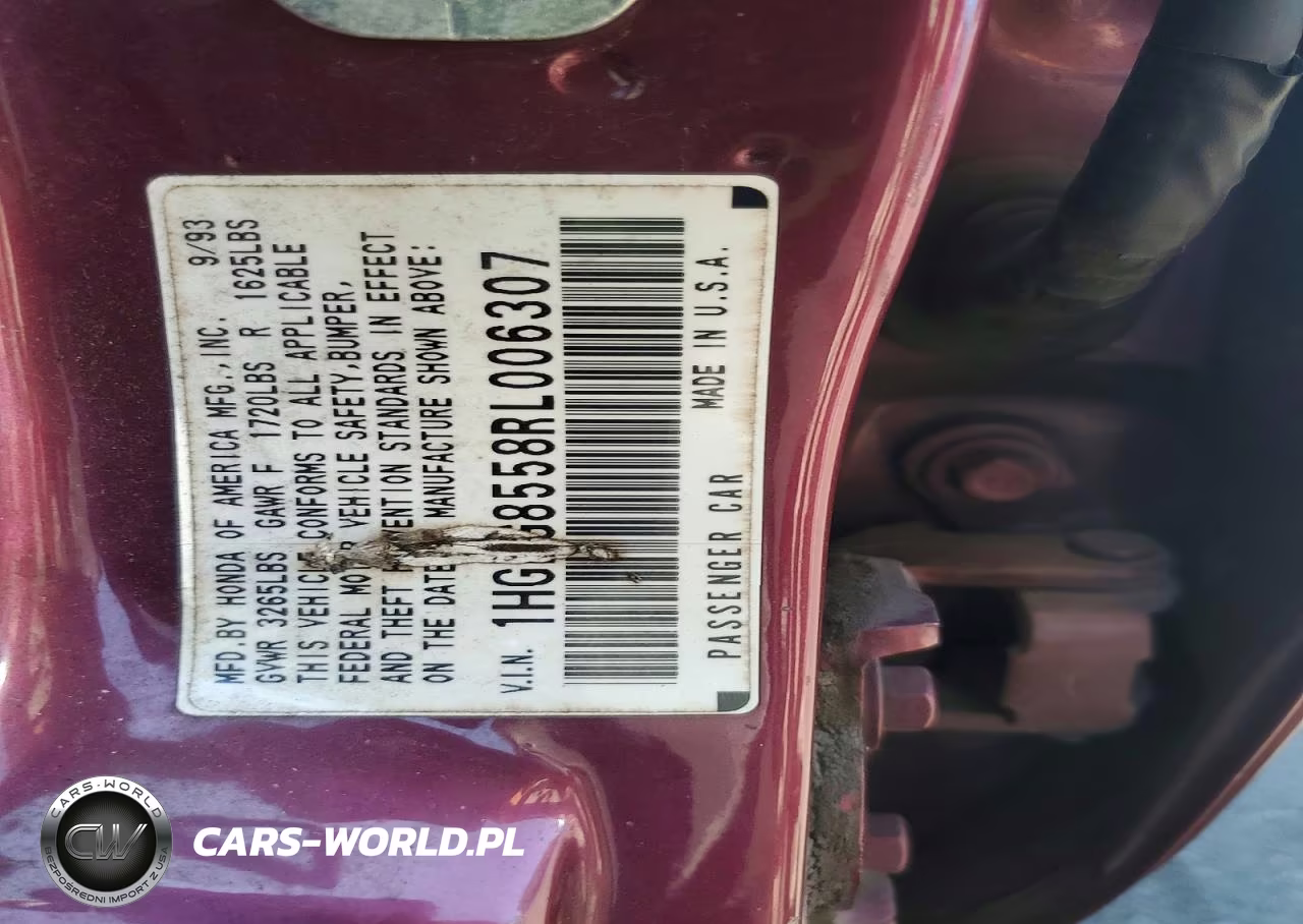 1994 Honda Civic Lx VIN:1HGEG8558RL006307 - 12