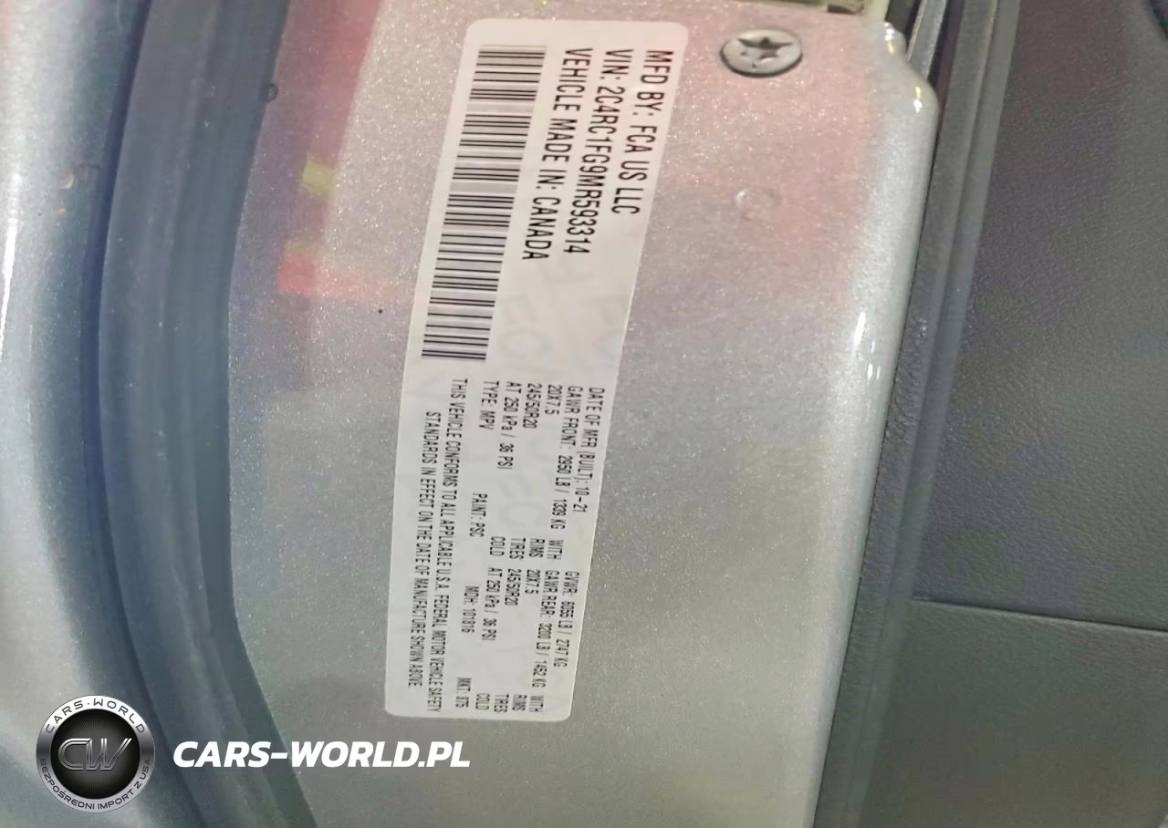 2021 Chrysler Pacifica Touring VIN:2C4RC1FG9MR593314 - 13