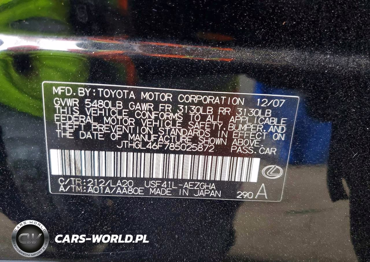 2008 Lexus Ls 460 L VIN:JTHGL46F785025872 - 13