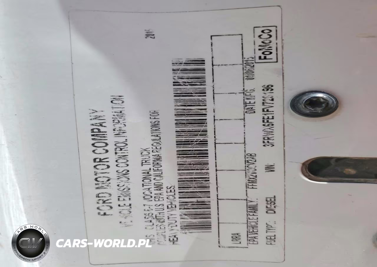 2015 Ford F650 Super Duty VIN:3FRWX6FE1FV728196 - 12