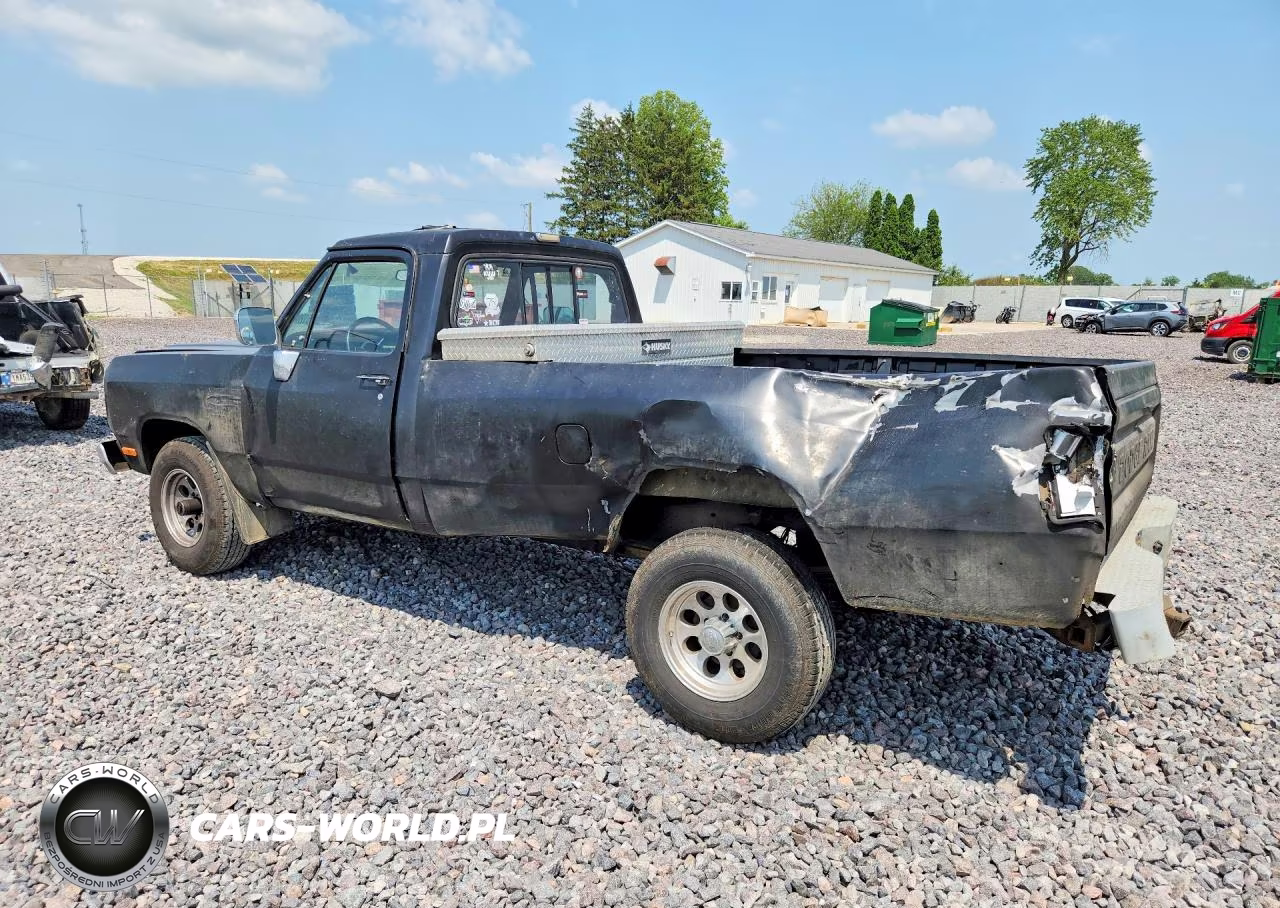 1989 Dodge W-Series W100 VIN:1B7HM06Y7KS105548 - 2