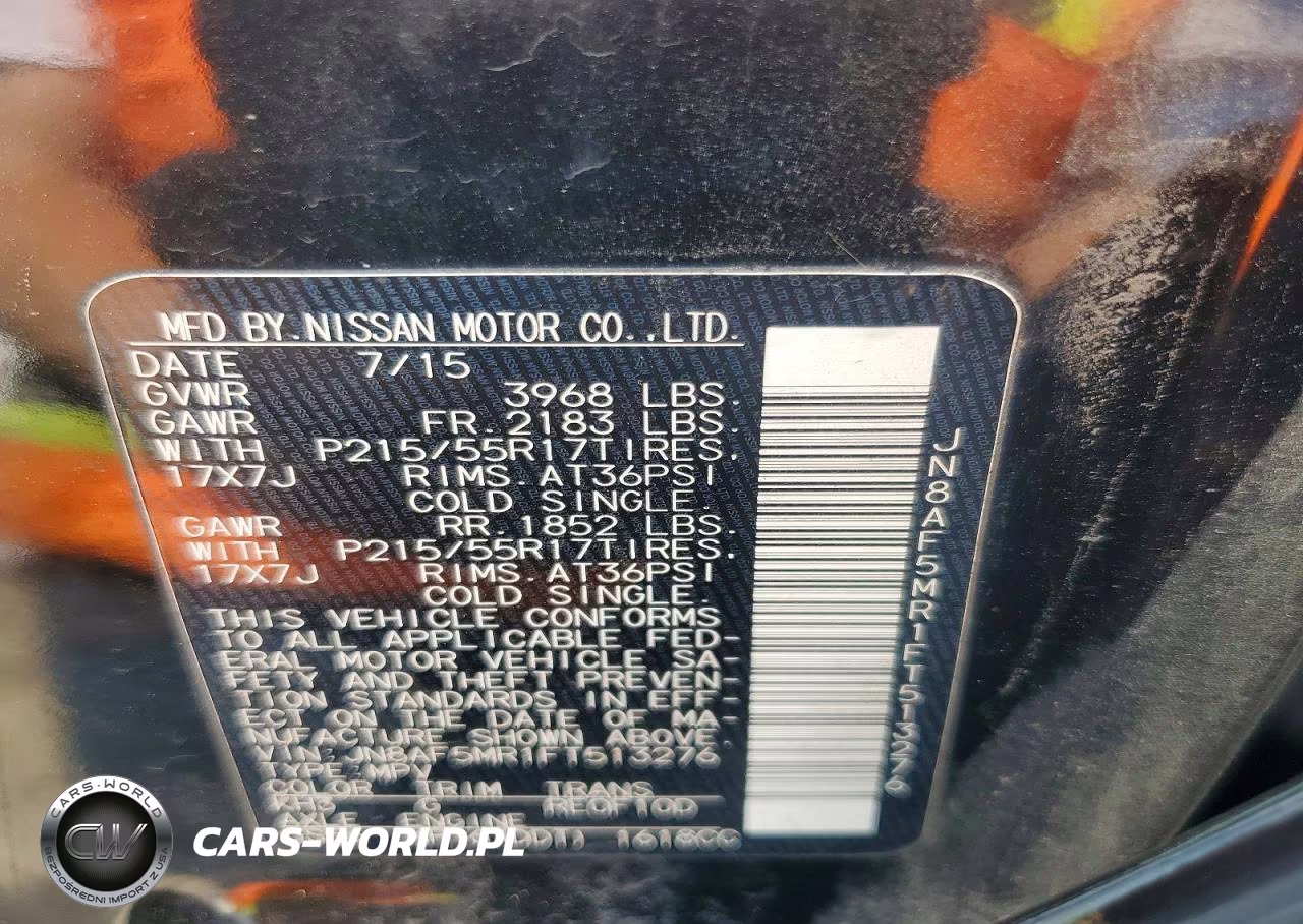 2015 Nissan Juke Sv VIN:JN8AF5MR1FT513276 - 13