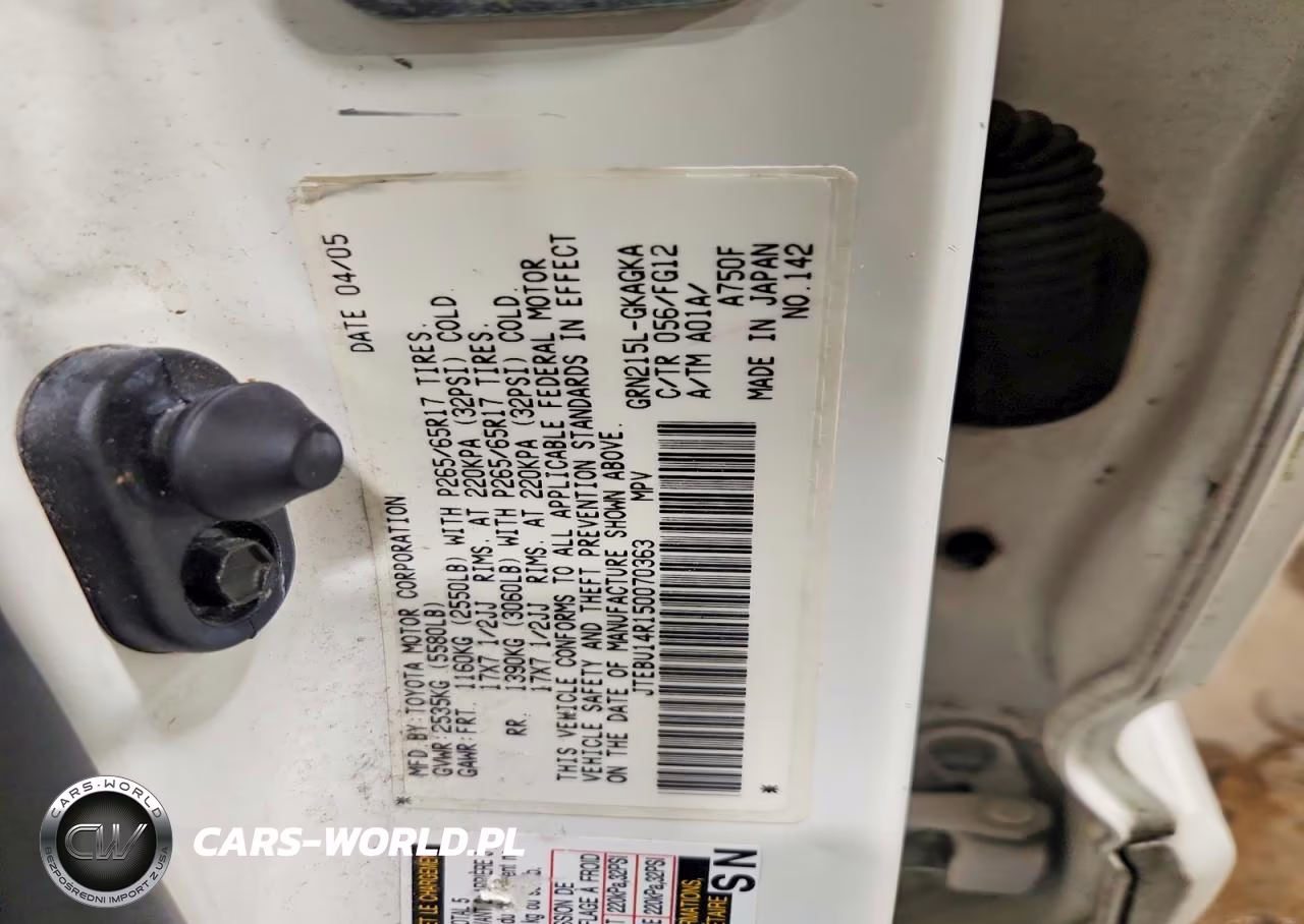 2005 Toyota 4Runner Sr5 VIN:JTEBU14R150070363 - 13