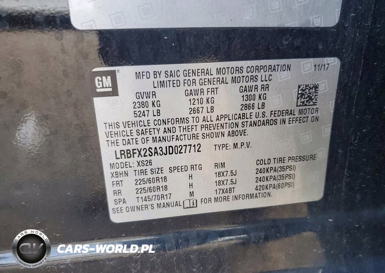 2018 Buick Envision Essence VIN:LRBFX2SA3JD027712 - 13