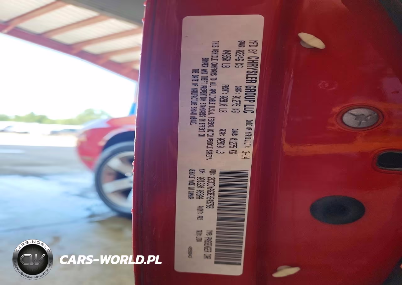 2014 Dodge Challenger Sxt VIN:2C3CDYAG3EH249766 - 12