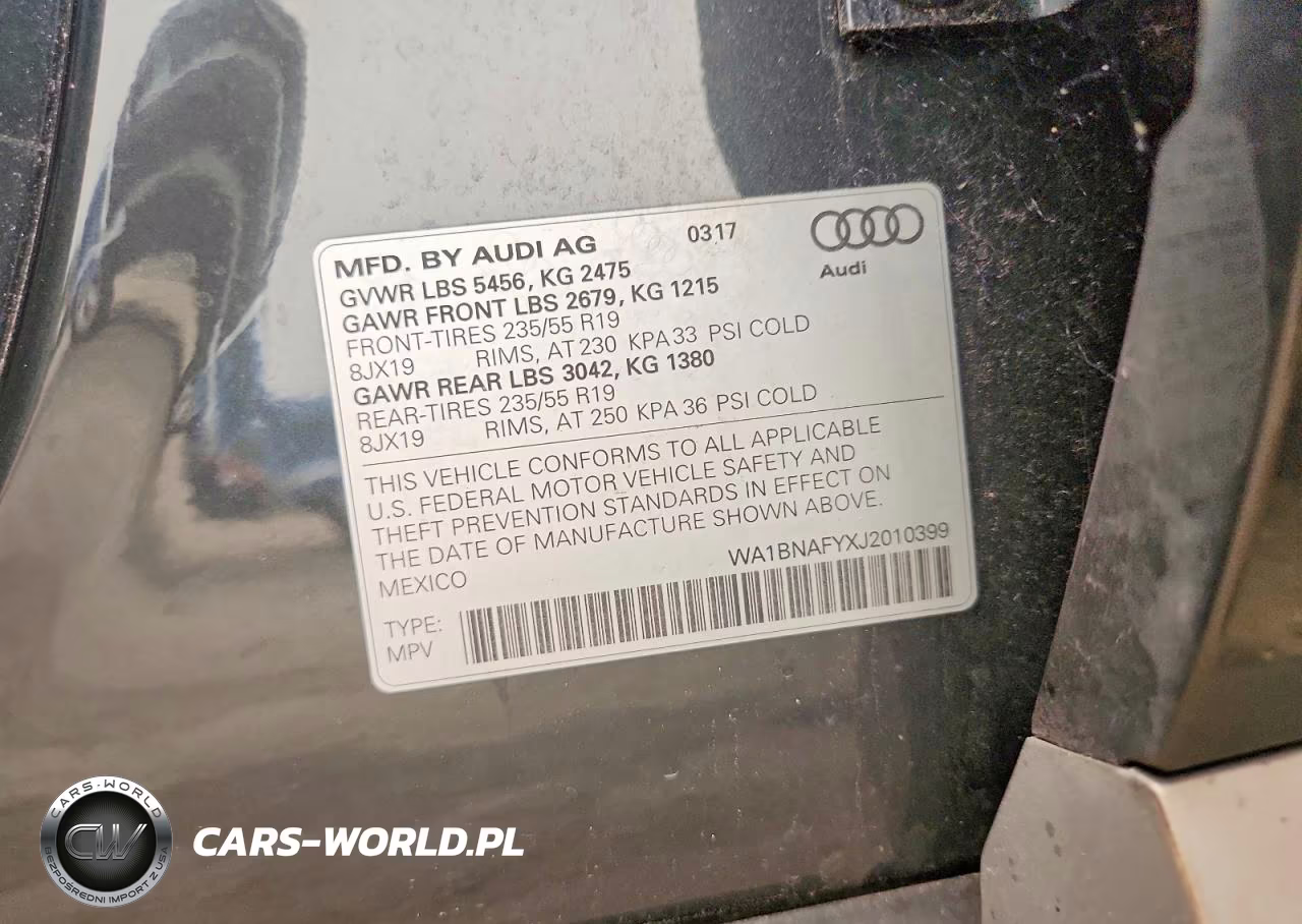 2018 Audi Q5 Premium Plus VIN:WA1BNAFYXJ2010399 - 13