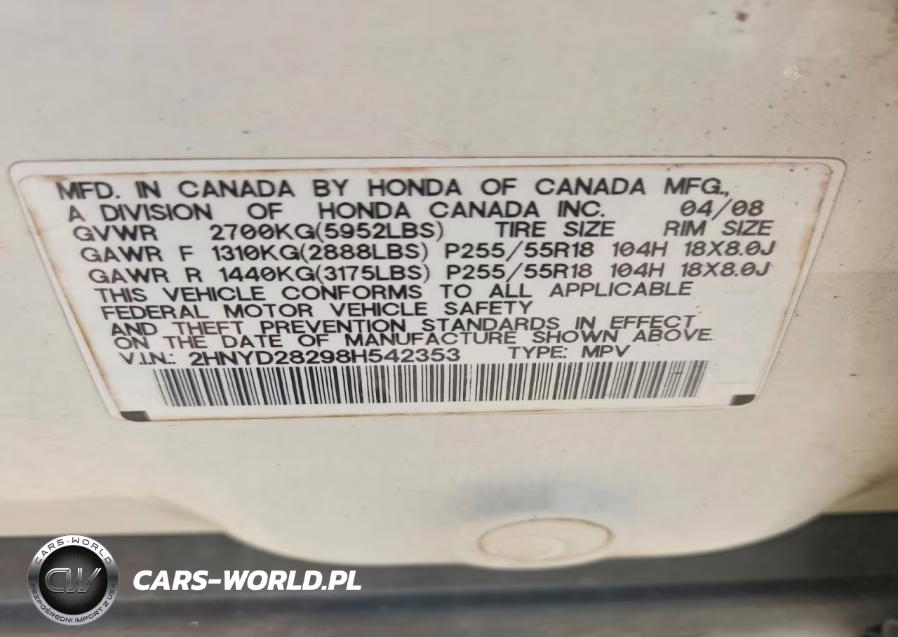 2008 Acura Mdx VIN:2HNYD28298H542353 - 13