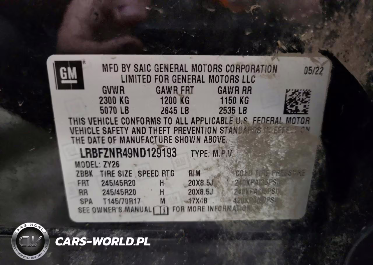 2022 Buick Envision Essence VIN:LRBFZNR49ND129193 - 13