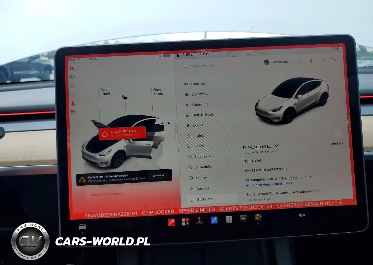 2024 Tesla Model Y VIN:7SAYGDED6RA326191 - 9