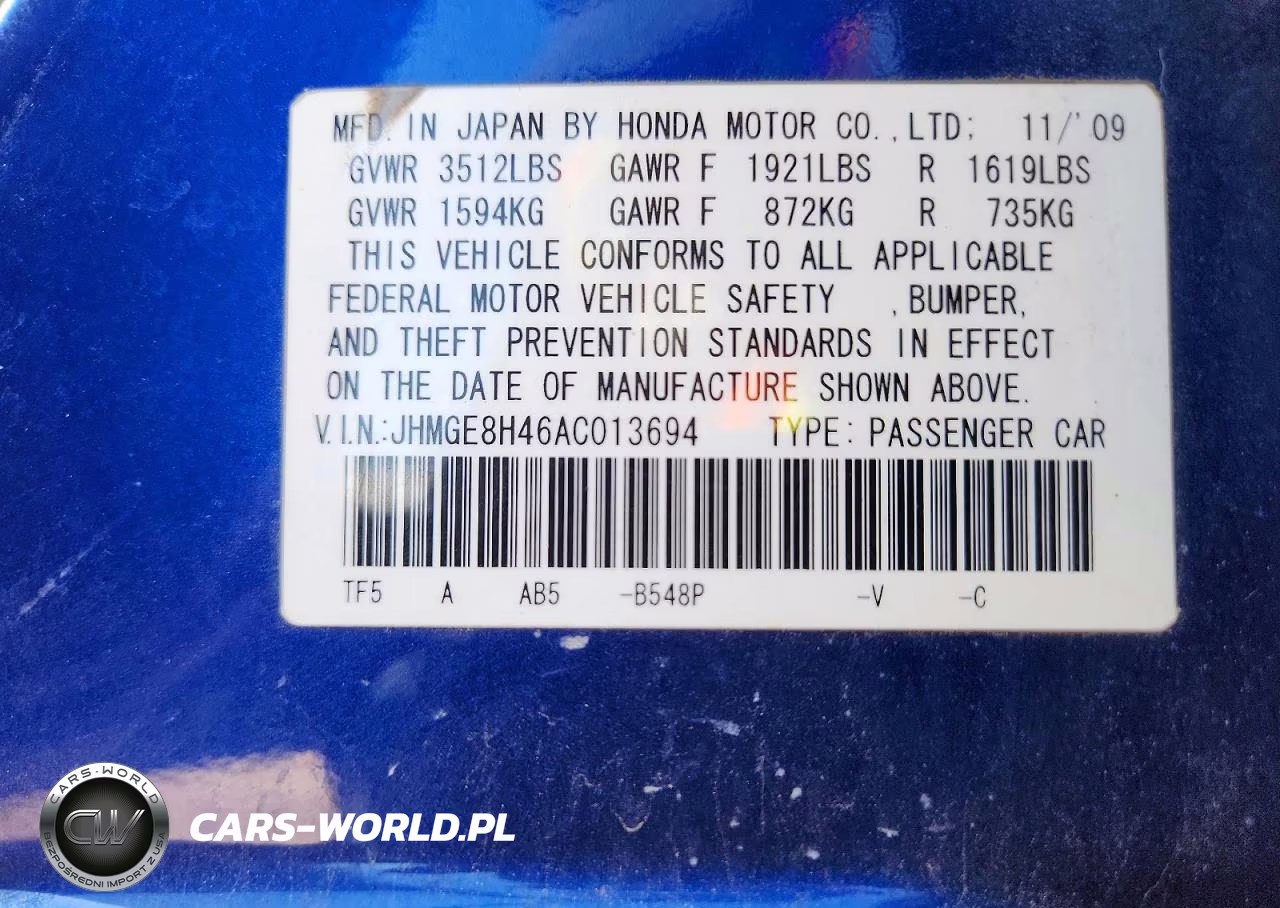 2010 Honda Fit Sport VIN:JHMGE8H46AC013694 - 14