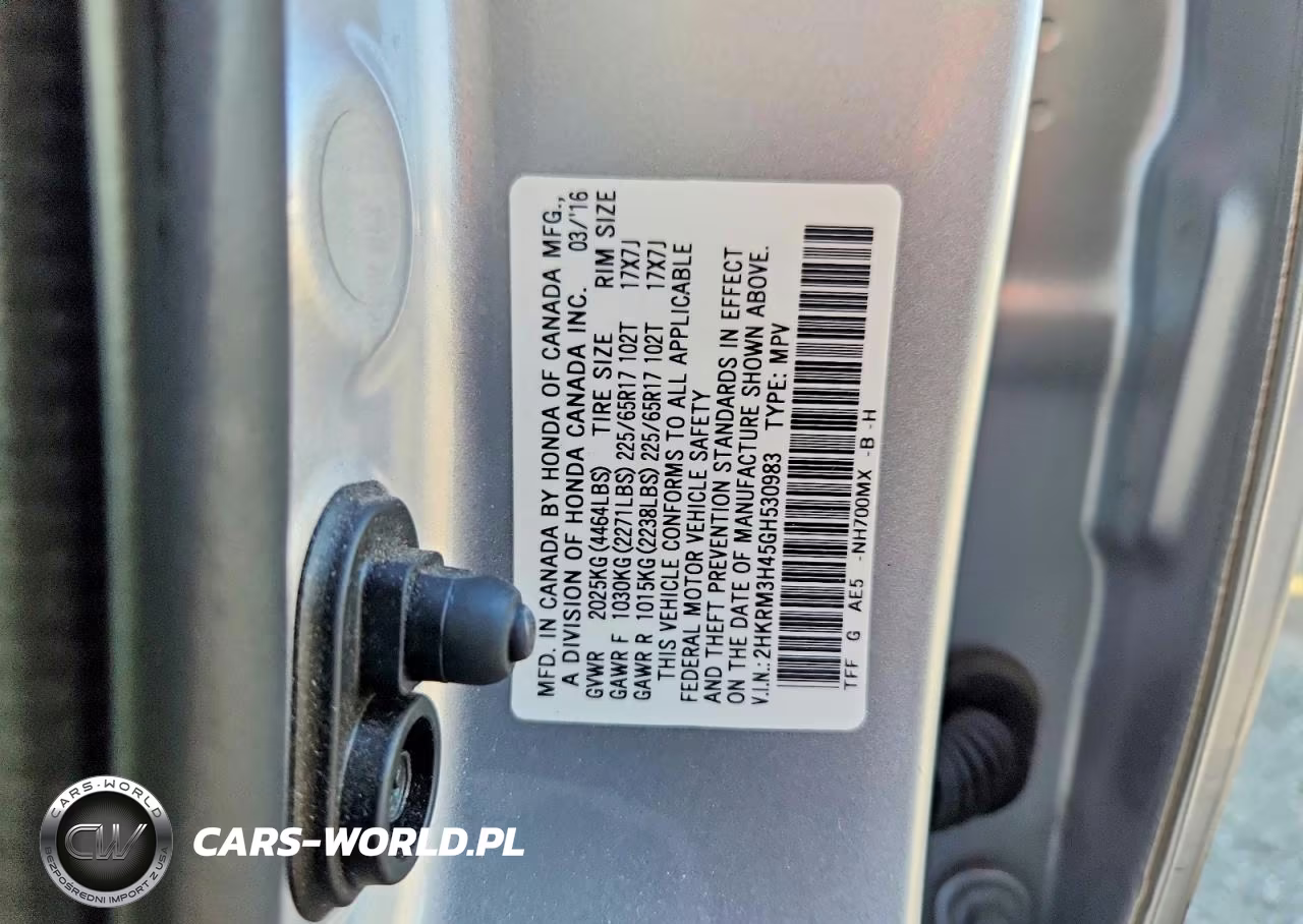 2016 Honda Cr-V Se VIN:2HKRM3H45GH530983 - 14