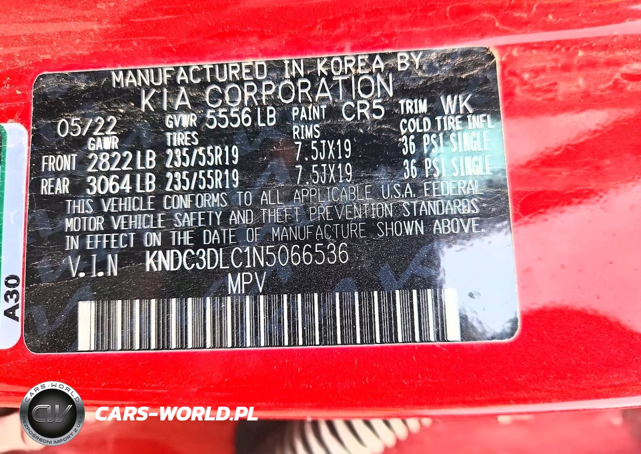 2022 Kia Ev6 Wind VIN:KNDC3DLC1N5066536 - 13