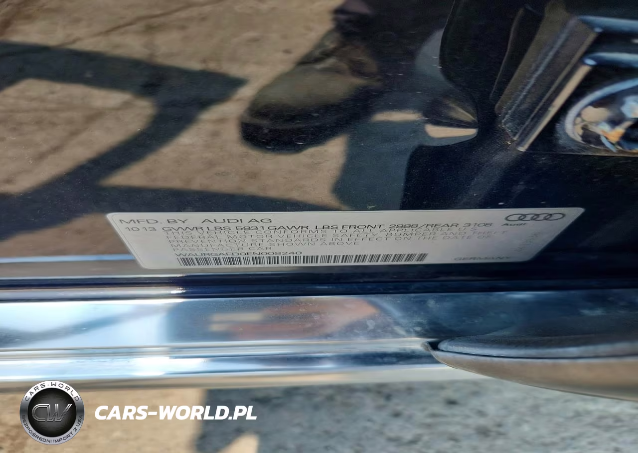 2014 Audi A8 L Quattro VIN:WAURGAFD0EN008240 - 12