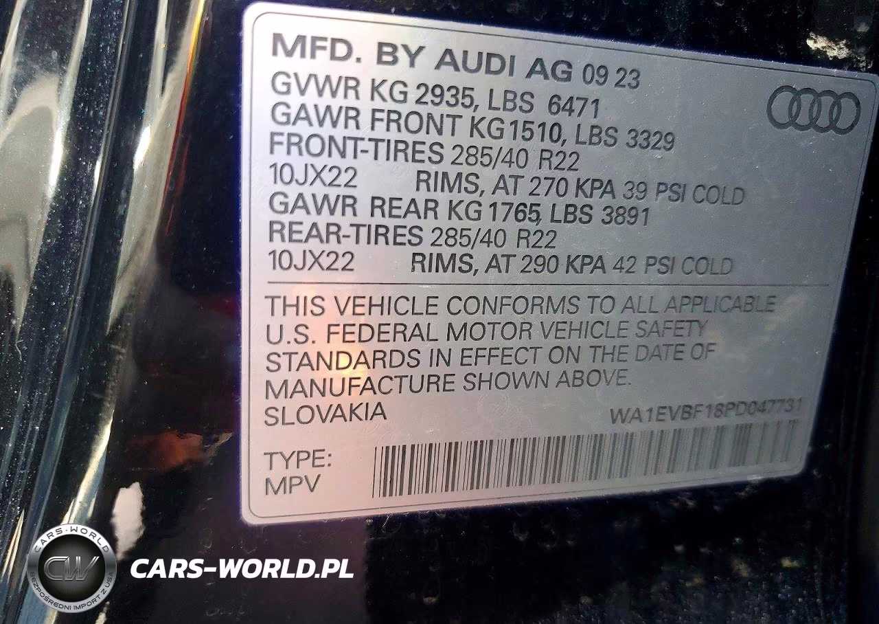 2023 Audi Q8 Premium Plus S-Line VIN:WA1EVBF18PD047731 - 14