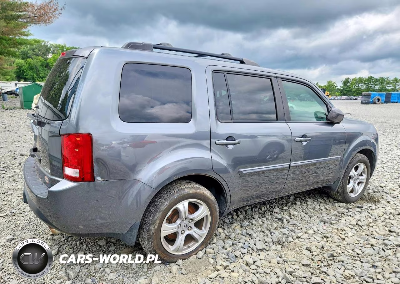 2012 Honda Pilot Exl VIN:5FNYF4H56CB062162 - 3