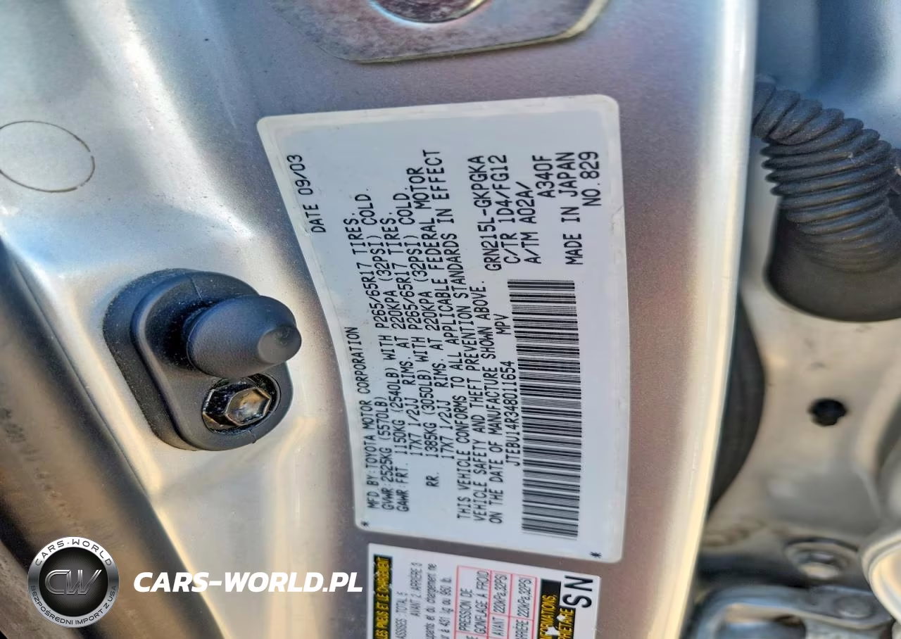 2004 Toyota 4Runner Sr5 VIN:JTEBU14R348011654 - 13