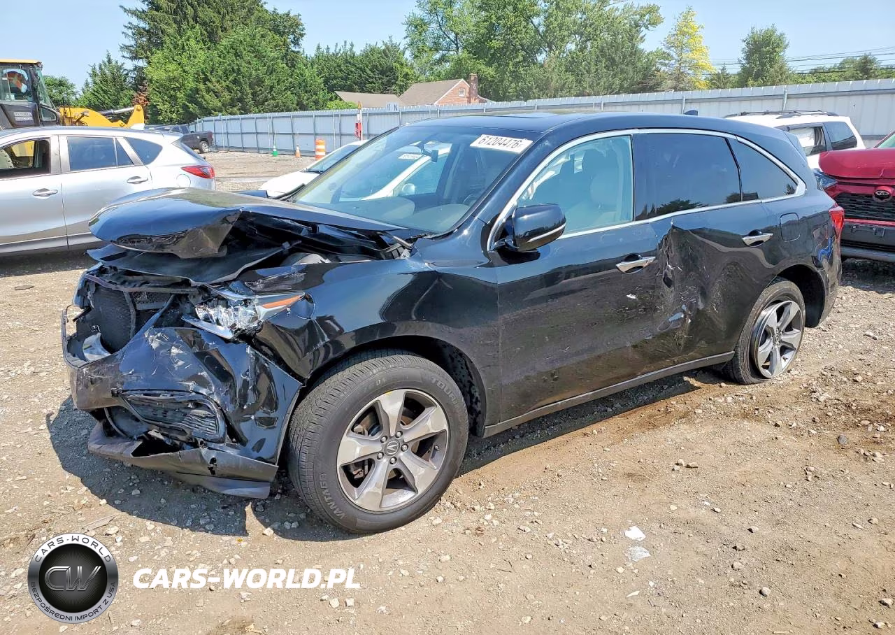 2016 Acura Mdx VIN:5FRYD4H21GB051473 - 1