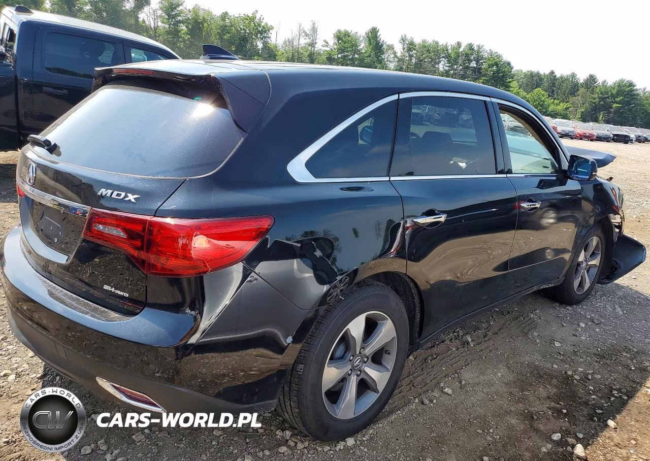 2016 Acura Mdx VIN:5FRYD4H21GB051473 - 3