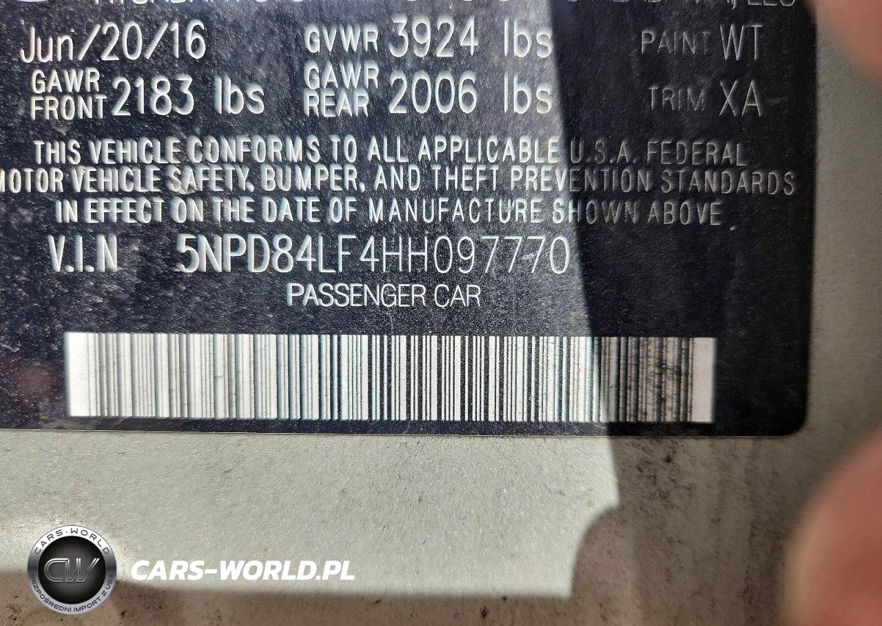 2017 Hyundai Elantra Se VIN:5NPD84LF4HH097770 - 13