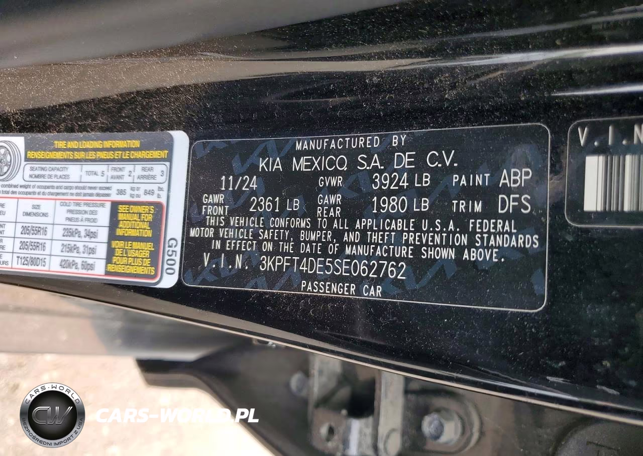 2025 Kia K4 Lxs VIN:3KPFT4DE5SE062762 - 12