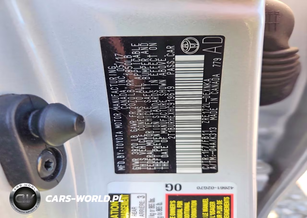 2017 Toyota Corolla Le VIN:2T1BURHEXHC919619 - 13