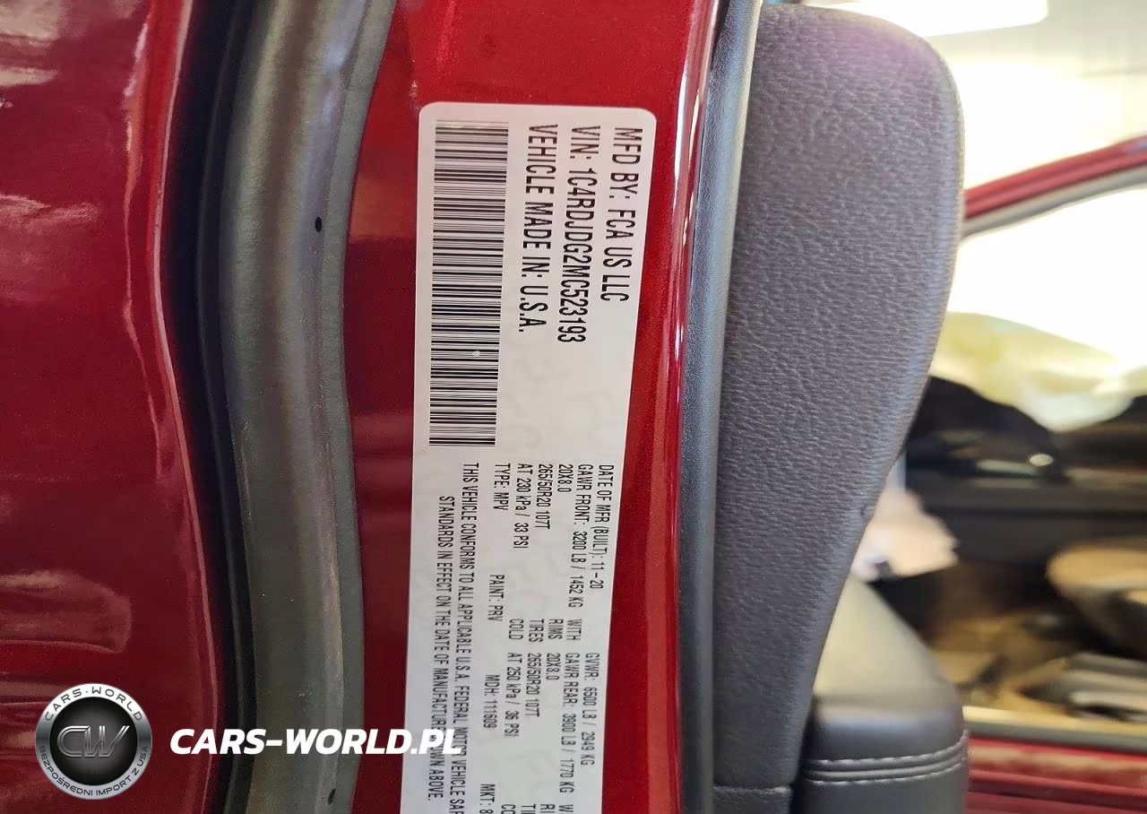 2021 Dodge Durango Gt VIN:1C4RDJDG2MC523193 - 13