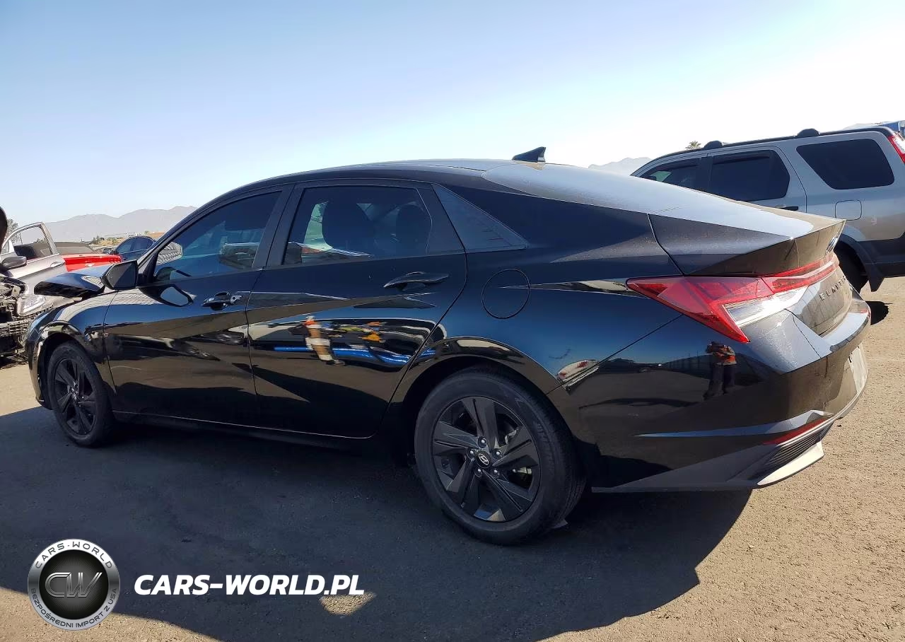 2022 Hyundai Elantra Blue VIN:KMHLM4AJ9NU031856 - 2