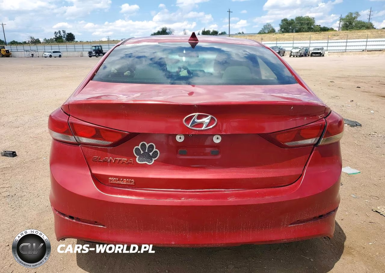 2017 Hyundai Elantra Se VIN:KMHD84LFXHU068579 - 6