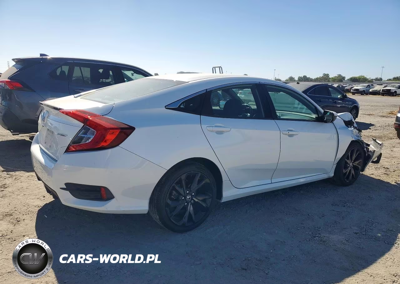2020 Honda Civic Sport VIN:2HGFC2F81LH596778 - 3