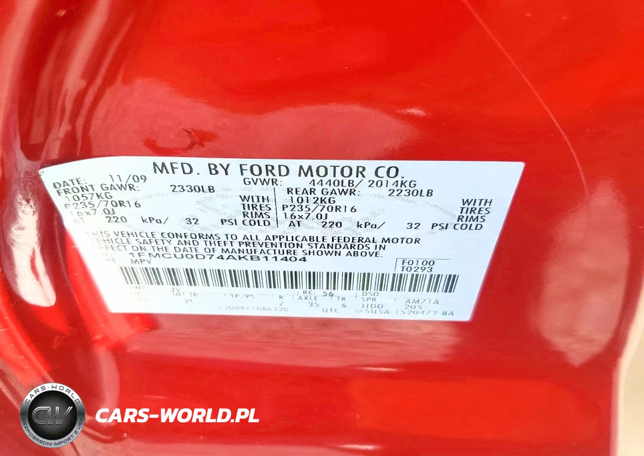 2010 Ford Escape Xlt VIN:1FMCU0D74AKB11404 - 14
