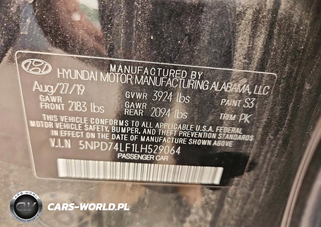 2020 Hyundai Elantra Se VIN:5NPD74LF1LH529064 - 12